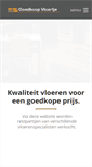 Mobile Screenshot of goedkoopvloertje.nl